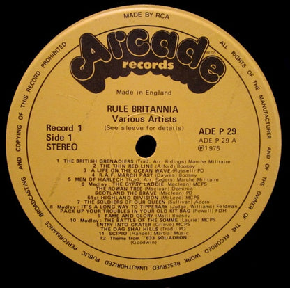 Various : Rule Britannia (2xLP, Comp)