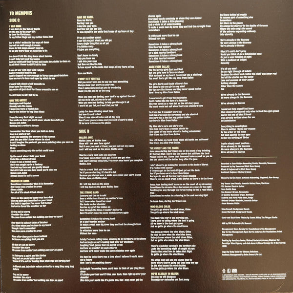 Foy Vance : From Muscle Shoals To Memphis (2xLP)