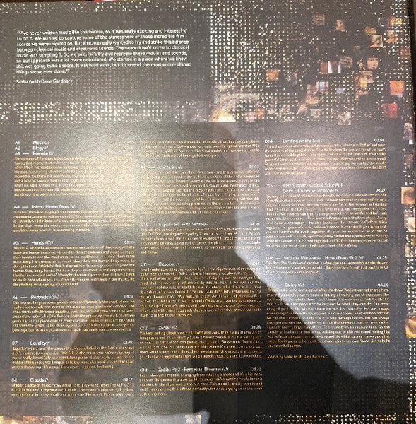 Sasha : Da Vinci Genius The Score (2xLP, Ltd, Num, Gol)