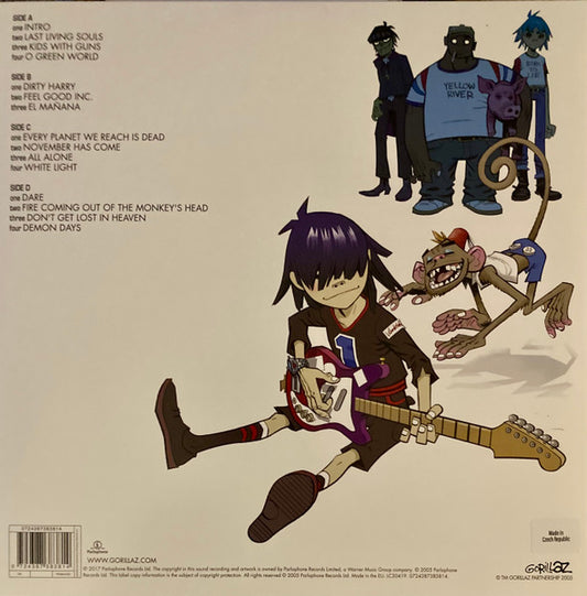 Gorillaz : Demon Days (2xLP, Album, RE, RP)