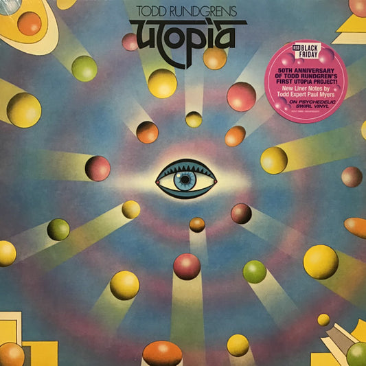Todd Rundgren's Utopia* : Todd Rundgren's Utopia (LP, Album, RSD, RE, Psy)