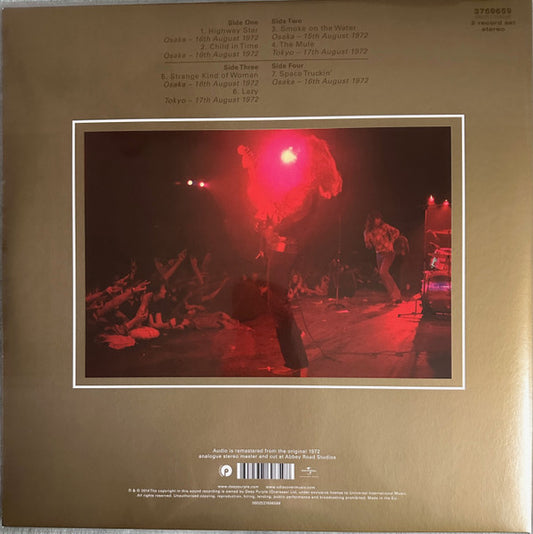 Deep Purple : Made In Japan (2xLP, Album, RE, RM, 180)