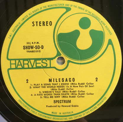 Spectrum (16) : Milesago (2xLP, Album, Gat)
