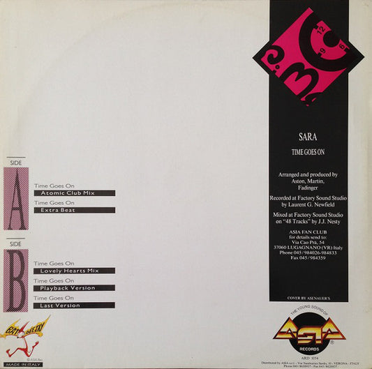 Sara (56) : Time Goes On (12")