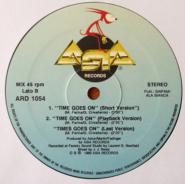 Sara (56) : Time Goes On (12")