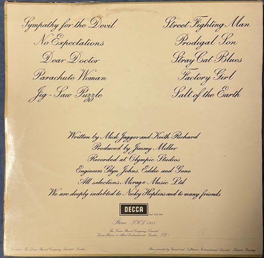 Rolling Stones* : Beggars Banquet (LP, Album, Gat)