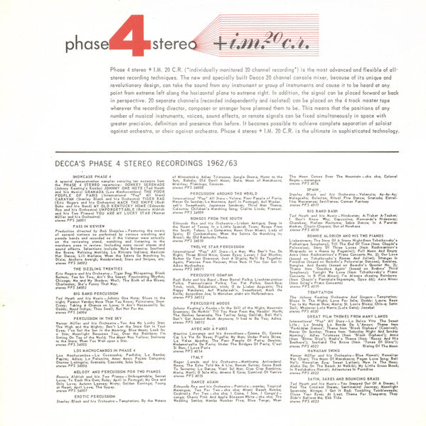 Various : Phase 4 Stereo Sampler (LP, Smplr)