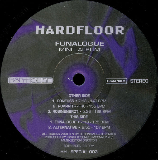 Hardfloor : Funalogue (12", MiniAlbum)