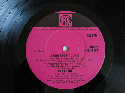 Petula Clark : These Are My Songs (LP, Mono)