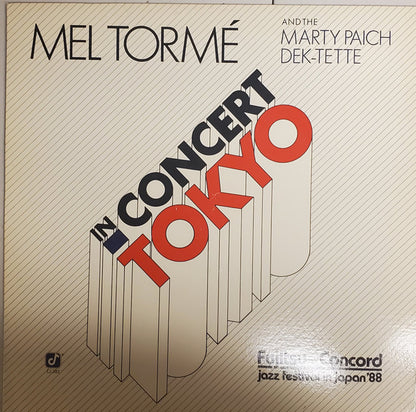 Mel Tormé And The Marty Paich Dek-Tette : In Concert Tokyo (LP, Album)