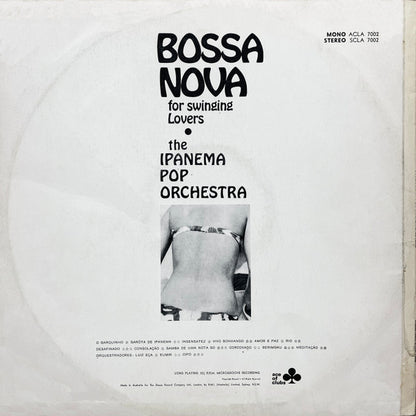 The Ipanema Pop Orchestra : Bossa Nova For Swinging Lovers (LP, Album)