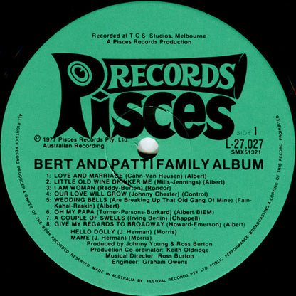 Bert Newton & Patti Newton : The Bert & Patti Family Album (LP, Album)