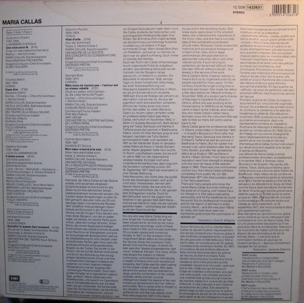Maria Callas : Casta Diva (LP, Comp)