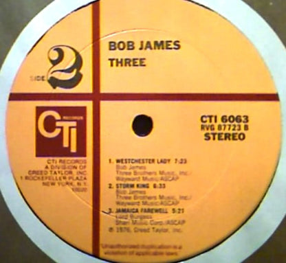 Bob James : Three (LP, Album, Gat)