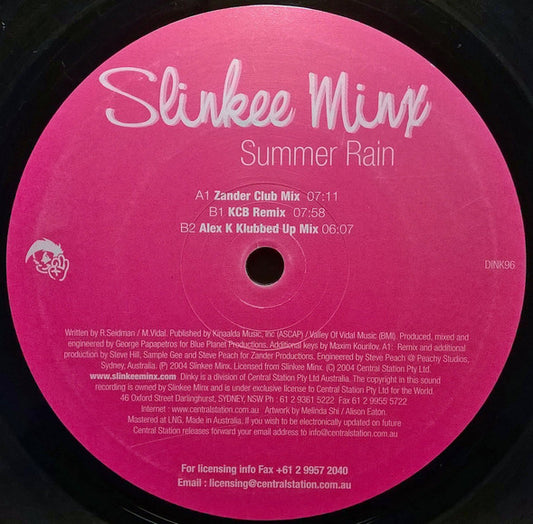 Slinkee Minx : Summer Rain (12")