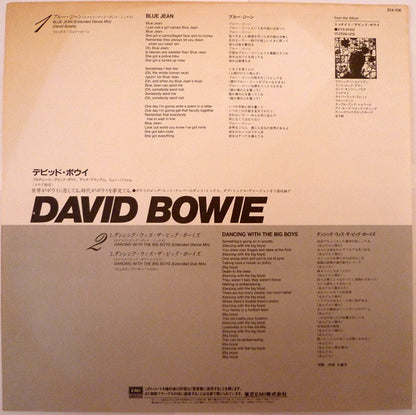 David Bowie : Blue Jean (Extended Dance Mix) (12", Single)