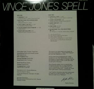 Vince Jones : Spell (LP, Album)