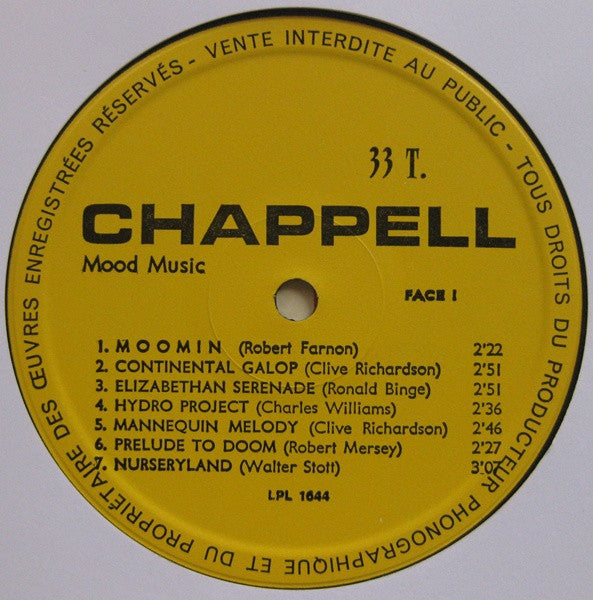 Various : Chappell Mood Music Vol. 4 (LP)