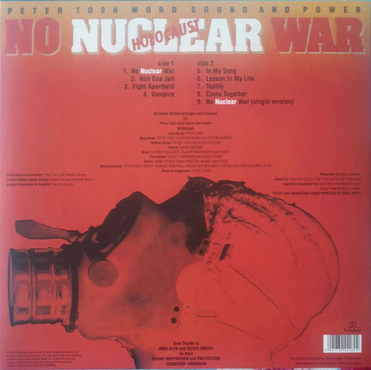 Peter Tosh : No Nuclear War (LP, Album, RE, S/Edition, Yel)