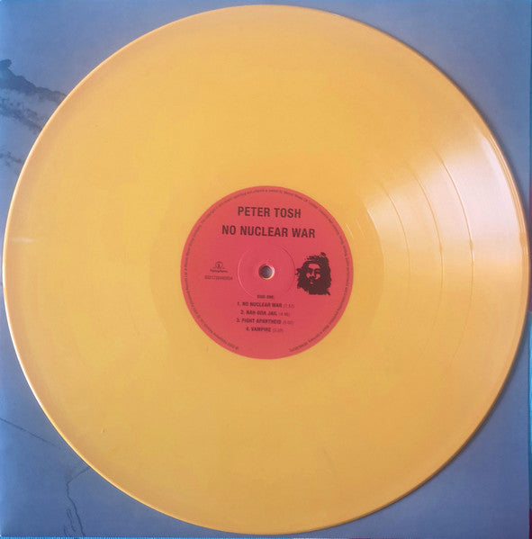 Peter Tosh : No Nuclear War (LP, Album, RE, S/Edition, Yel)