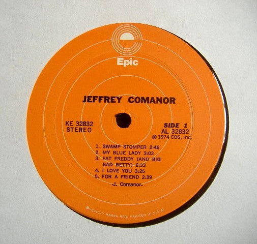 Jeffrey Comanor : Jeffrey Comanor (LP, Album)
