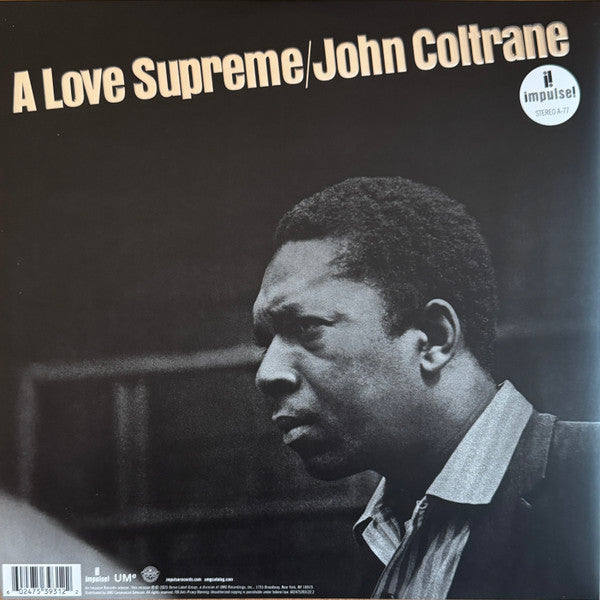 John Coltrane : A Love Supreme (LP, Album, Ltd, RE, 60t)