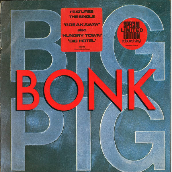 Big Pig : Bonk (LP, Album, Whi)