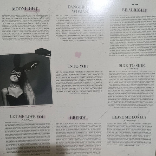 Ariana Grande : Dangerous Woman (2xLP, Album, RE, Pal)