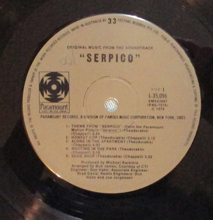 Mikis Theodorakis : Serpico (Original Music From The Soundtrack) (LP)