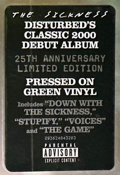 Disturbed : The Sickness (LP, Album, Ltd, RE, Gre)