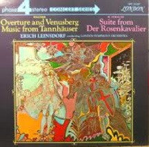 Richard Wagner / Richard Strauss, Erich Leinsdorf Conducting London Symphony Orchestra : Overture And Venusberg Music From Tannhäuser / Suite From Der Rosenkavalier (LP, Album, Gat)