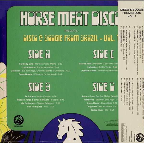 Horse Meat Disco : Disco & Boogie From Brazil Vol. 1 (2xLP, Comp)