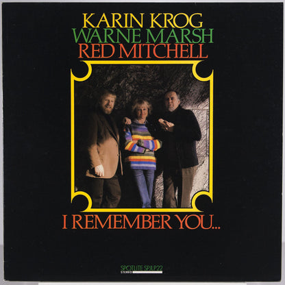 Karin Krog, Warne Marsh, Red Mitchell : I Remember You... (LP, Album)