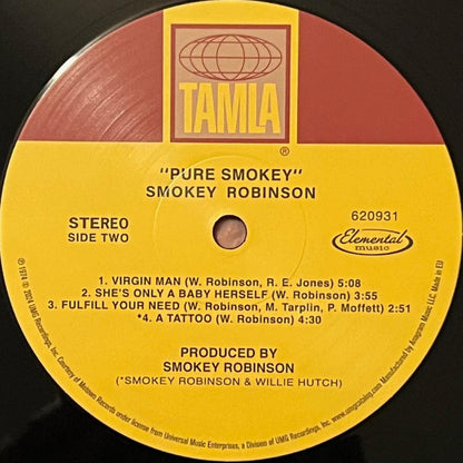 Smokey Robinson : Pure Smokey (LP, Album, RE, 140)