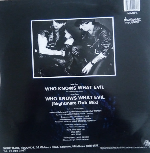 Man 2 Man : Who Knows What Evil ? (12")