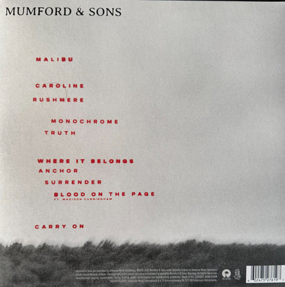 Mumford & Sons : Rushmere (LP, Album)