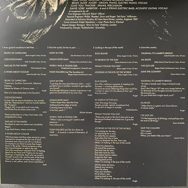 Julie Driscoll, Brian Auger & The Trinity : Streetnoise (LP, RE)