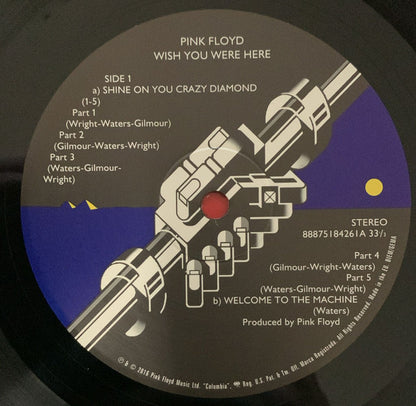 Pink Floyd : Wish You Were Here (LP, Album, RE, RM, RP, 180)