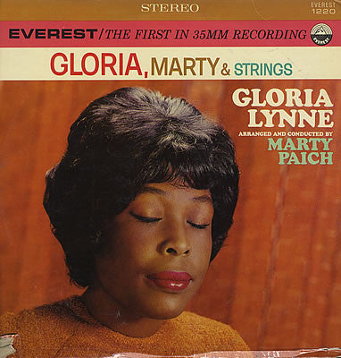 Gloria Lynne : Gloria, Marty & Strings (LP, Album, Gol)