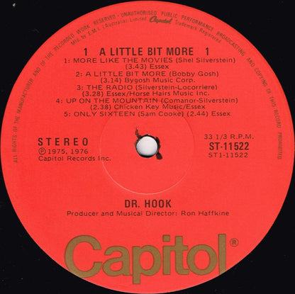 Dr. Hook : A Little Bit More (LP, Album)