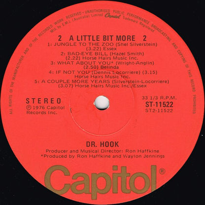 Dr. Hook : A Little Bit More (LP, Album)