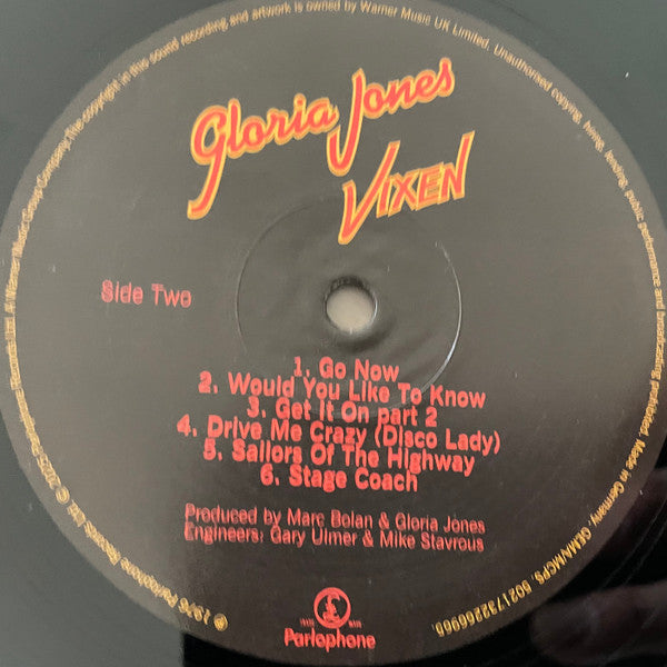 Gloria Jones : Vixen (LP, Album, RSD, RE)