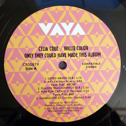 Celia Cruz & Willie Colón : Only They Could Have Made This Album (LP, Album, RSD, Ltd, RE)