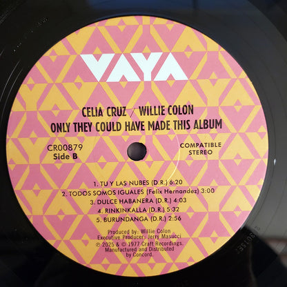 Celia Cruz & Willie Colón : Only They Could Have Made This Album (LP, Album, RSD, Ltd, RE)