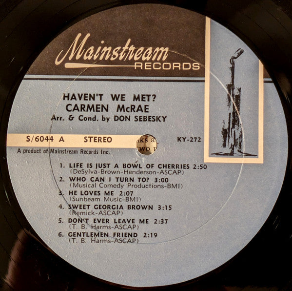 Carmen McRae : Haven't We Met? (LP, Album)