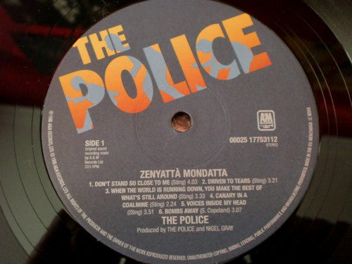 The Police : Zenyatta Mondatta (LP, Album, RE, 180)
