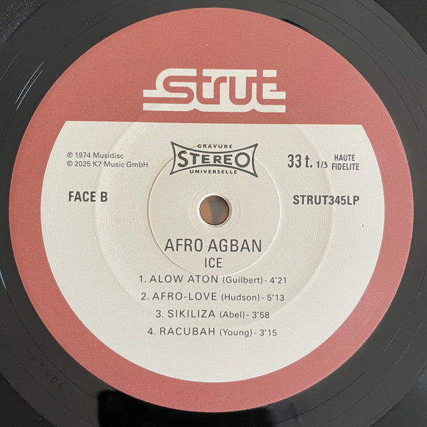 Ice (3) : The Afro Instrumental LP (LP, Album, RE)