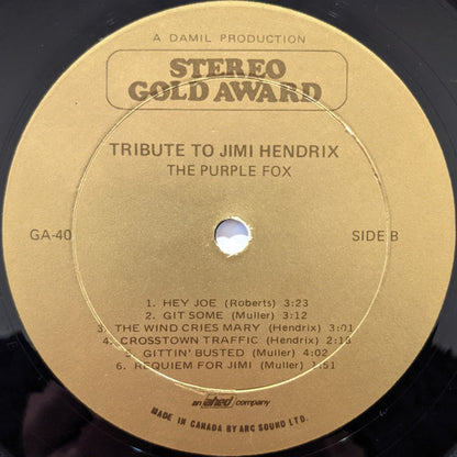 The Purple Fox : Tribute To Jimi Hendrix (LP)