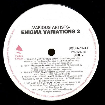 Various : The Enigma Variations 2 (2xLP, Comp, gat)