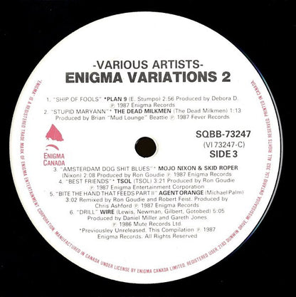 Various : The Enigma Variations 2 (2xLP, Comp, gat)